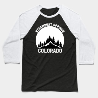 Steamboat Springs Colorado Tourist Souvenir Travel Baseball T-Shirt